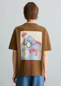 Crayfish Capsule T-Shirt, Backprint, Relaxed Fit aus Organic Cotton
