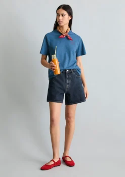 Crayfish Capsule T-Shirt, Chestprint, Normal Fit aus Organic Cotton
