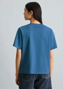 Crayfish Capsule T-Shirt, Chestprint, Normal Fit aus Organic Cotton