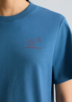 Crayfish Capsule T-Shirt, Chestprint, Normal Fit aus Organic Cotton