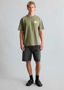 Crayfish Capsule T-Shirt, Chestprint, Relaxed Fit aus reiner Bio-Baumwolle