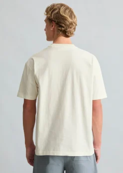 Crayfish Capsule T-Shirt, Chestprint, Relaxed Fit aus reiner Bio-Baumwolle
