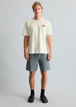 Crayfish Capsule T-Shirt, Chestprint, Relaxed Fit aus reiner Bio-Baumwolle