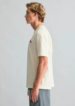 Crayfish Capsule T-Shirt, Chestprint, Relaxed Fit aus reiner Bio-Baumwolle
