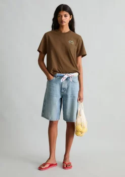 Crayfish Capsule T-Shirt, Chestprint, Normal Fit aus Organic Cotton