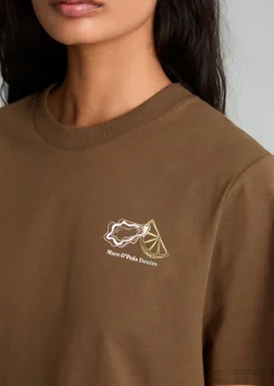 Crayfish Capsule T-Shirt, Chestprint, Normal Fit aus Organic Cotton