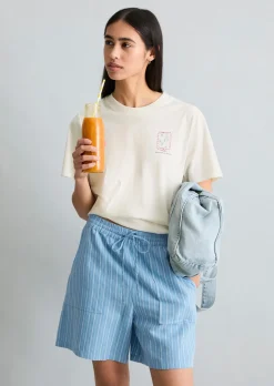 Crayfish Capsule T-Shirt, Chestprint, Normal Fit aus Organic Cotton