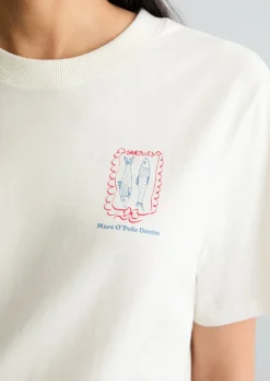 Crayfish Capsule T-Shirt, Chestprint, Normal Fit aus Organic Cotton