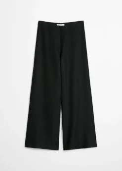 Crochet-Pull-On-Pants slim aus Baumwoll-Mix-Jersey