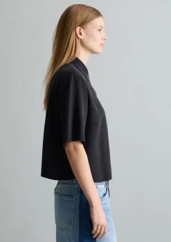 Crop-Bluse relaxed aus TENCEL™ Lyocell