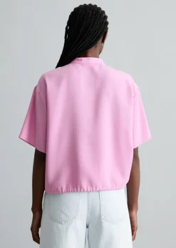 Crop-Blusenshirt relaxed aus TENCEL™ Lyocell