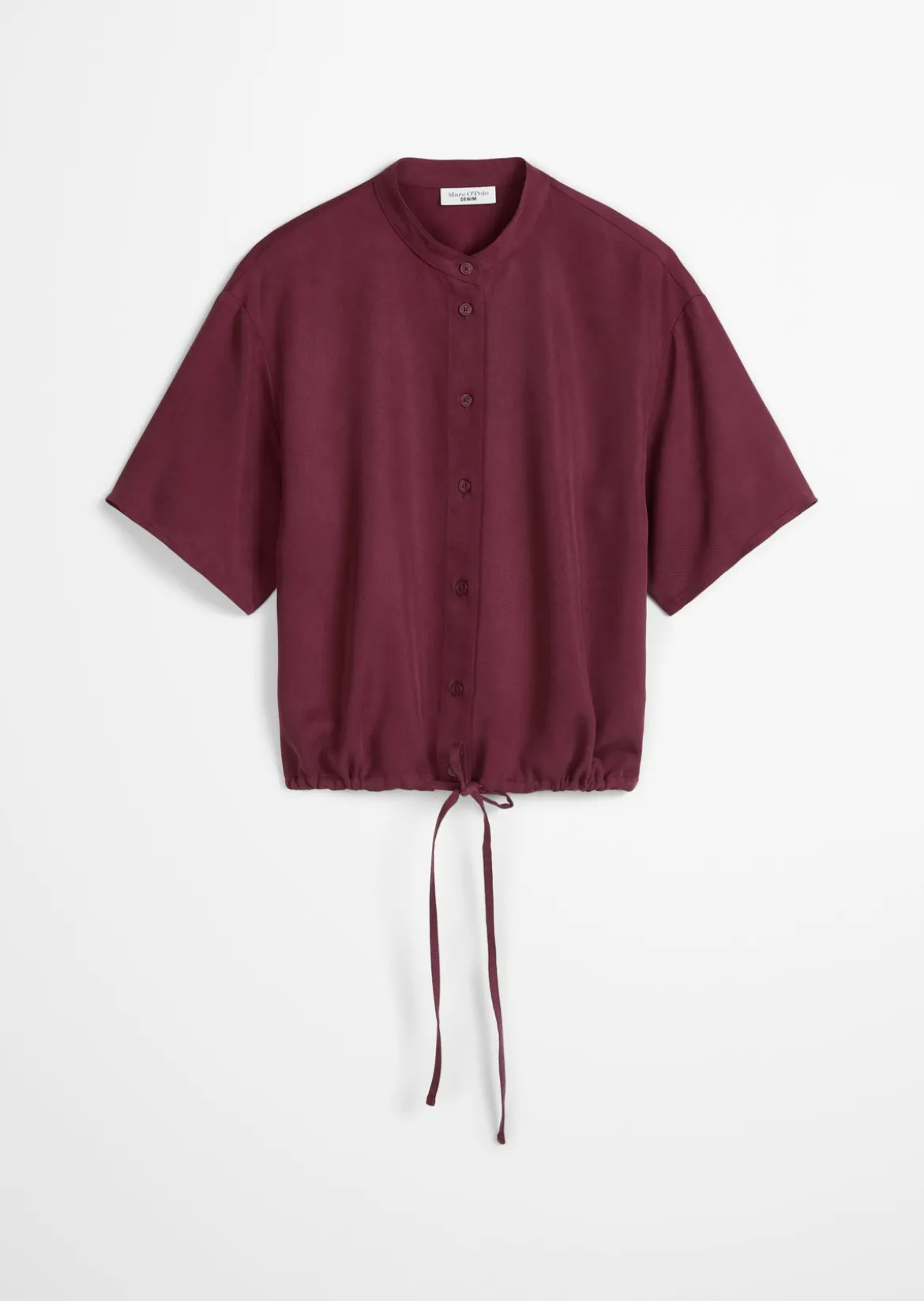 Crop-Blusenshirt relaxed aus TENCEL™ Lyocell