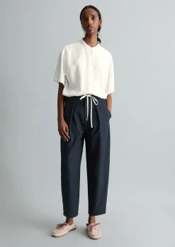Crop-Blusenshirt relaxed aus TENCEL™ Lyocell