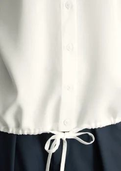Crop-Blusenshirt relaxed aus TENCEL™ Lyocell