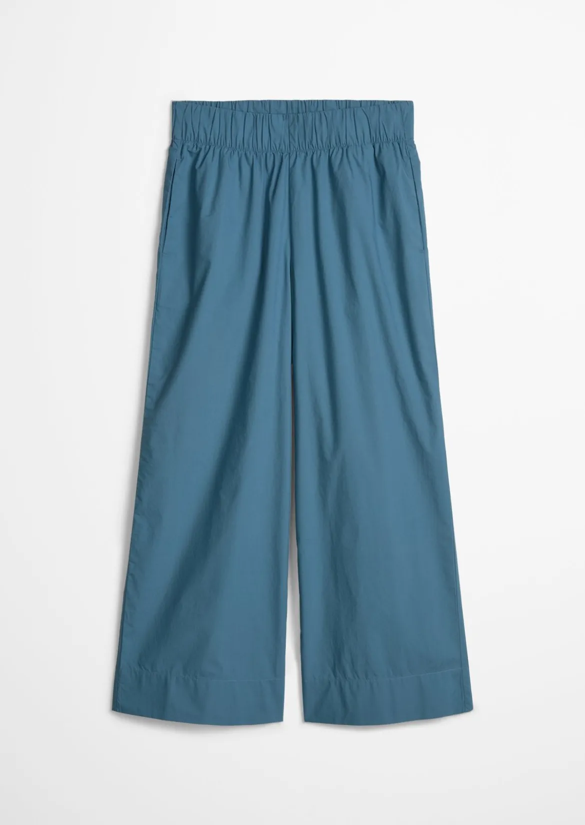 Culotte relaxed aus Papertouch-Popeline