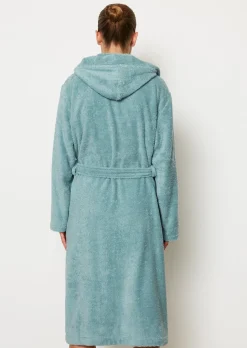 Damen-Bademantel Model Timeless mit Kapuze