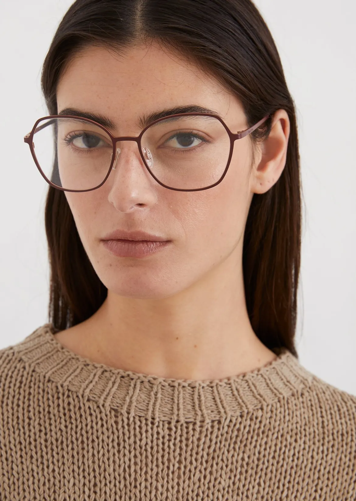 Damen-Brille aus leichtem Metall