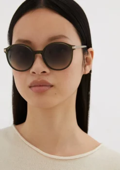 Damen-Sonnenbrille aus Bio-Azetat und Metall