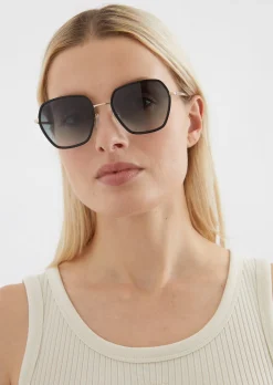Damen-Sonnenbrille aus leichtem Metall