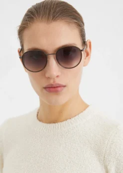 Damen-Sonnenbrille aus leichtem Metall