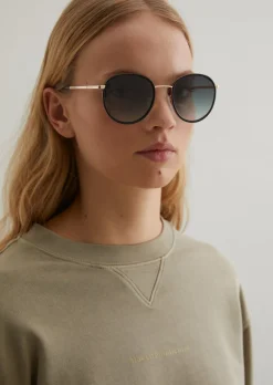 Damen-Sonnenbrille aus leichtem Metall