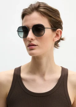 Damen-Sonnenbrille aus leichtem Metall