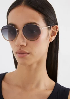 Damen-Sonnenbrille aus leichtem Metall