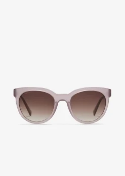 Damen-Sonnenbrille mit breitem Bio-Acetat-Rahmen