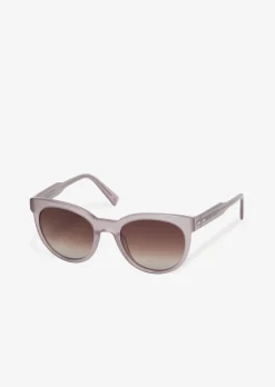 Damen-Sonnenbrille mit breitem Bio-Acetat-Rahmen