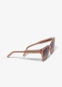Damen-Sonnenbrille mit breitem Bio-Acetat-Rahmen