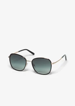 Damen-Sonnenbrille mit filigranem Metall-Rahmen