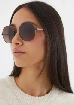 Damen-Sonnenbrille mit runden Gläsern