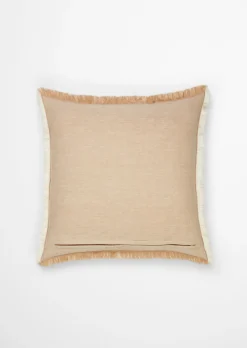 Dekokissen Model Fine Stripe aus Bio-Baumwolle und Leinen