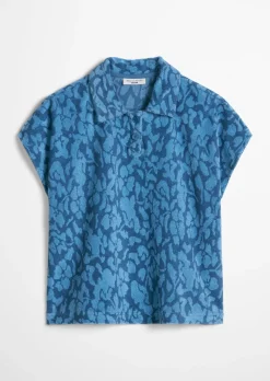 DfC Frottee-Poloshirt relaxed aus Organic Cotton