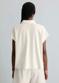 DfC Frottee-Poloshirt relaxed aus Organic Cotton