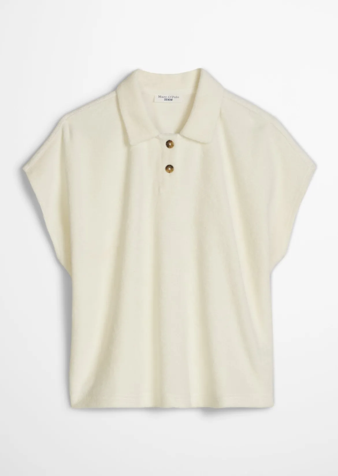 DfC Frottee-Poloshirt relaxed aus Organic Cotton