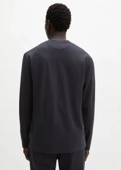 DfC Henley-Longsleeve regular aus geripptem Interlock-Jersey
