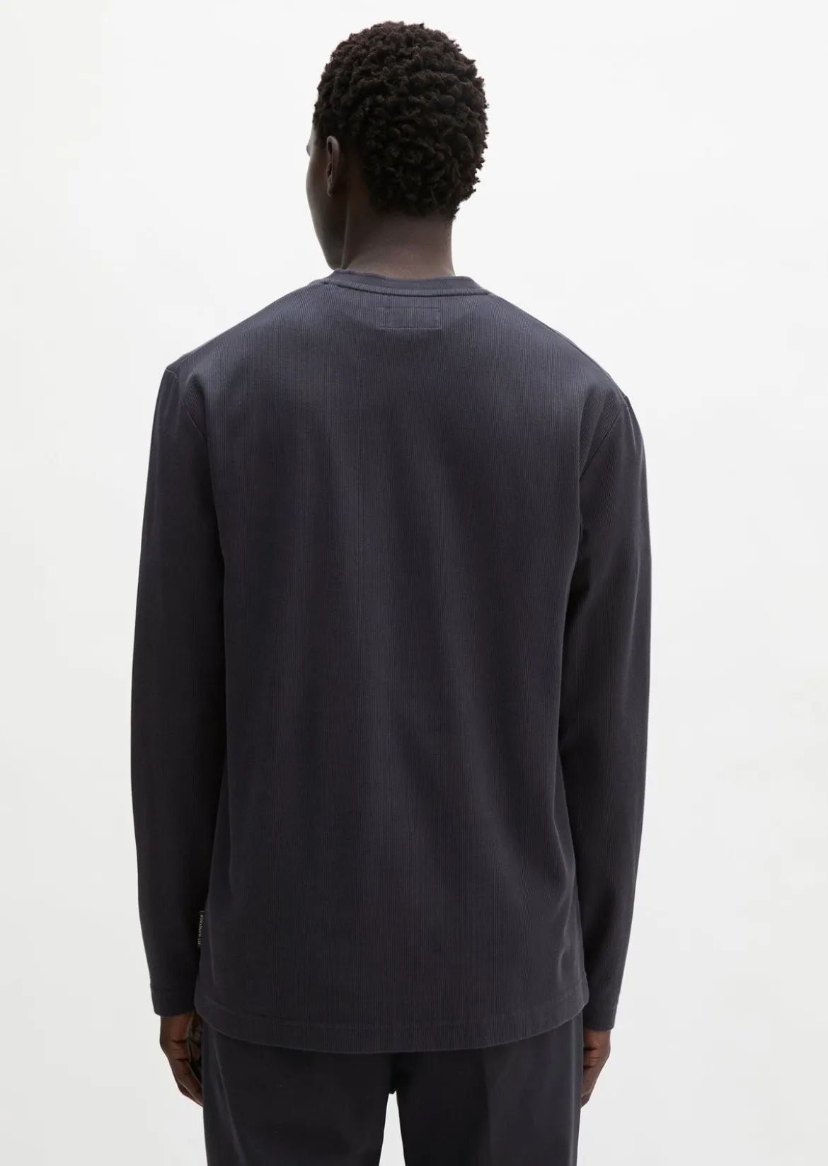 DfC Henley-Longsleeve regular aus geripptem Interlock-Jersey