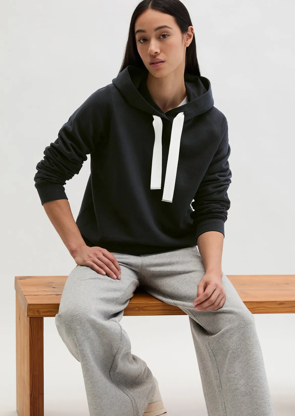 DfC Hoodie relaxed mit gepeachter Oberfläche