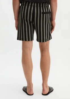 DfC Jerseyshorts regular mit Farb-und Struktur-Streifen