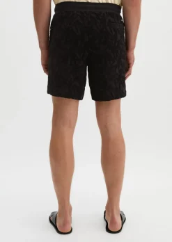 DfC Jerseyshorts regular mit weichem Frottee-Blattmuster