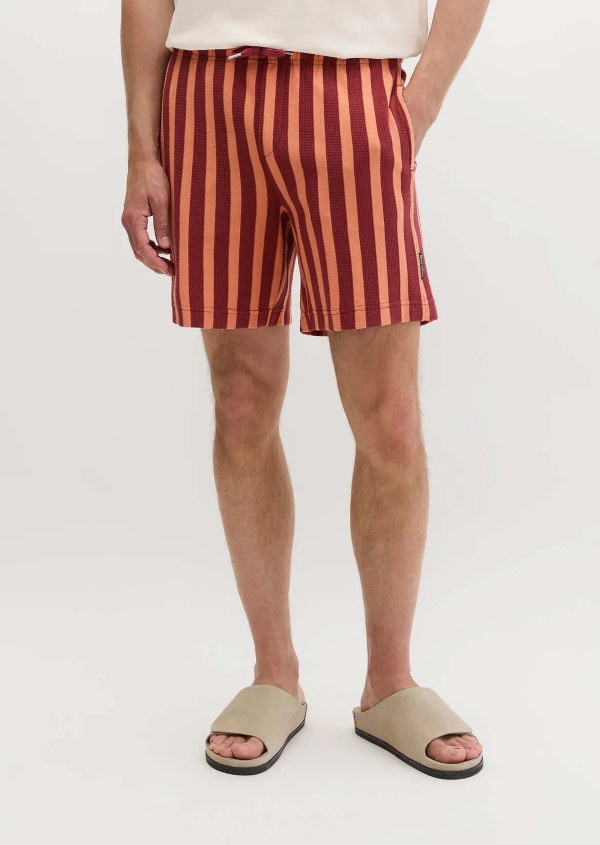 DfC Jerseyshorts regular mit Farb-und Struktur-Streifen
