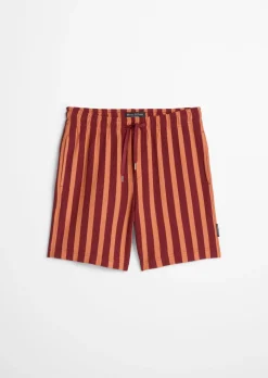 DfC Jerseyshorts regular mit Farb-und Struktur-Streifen