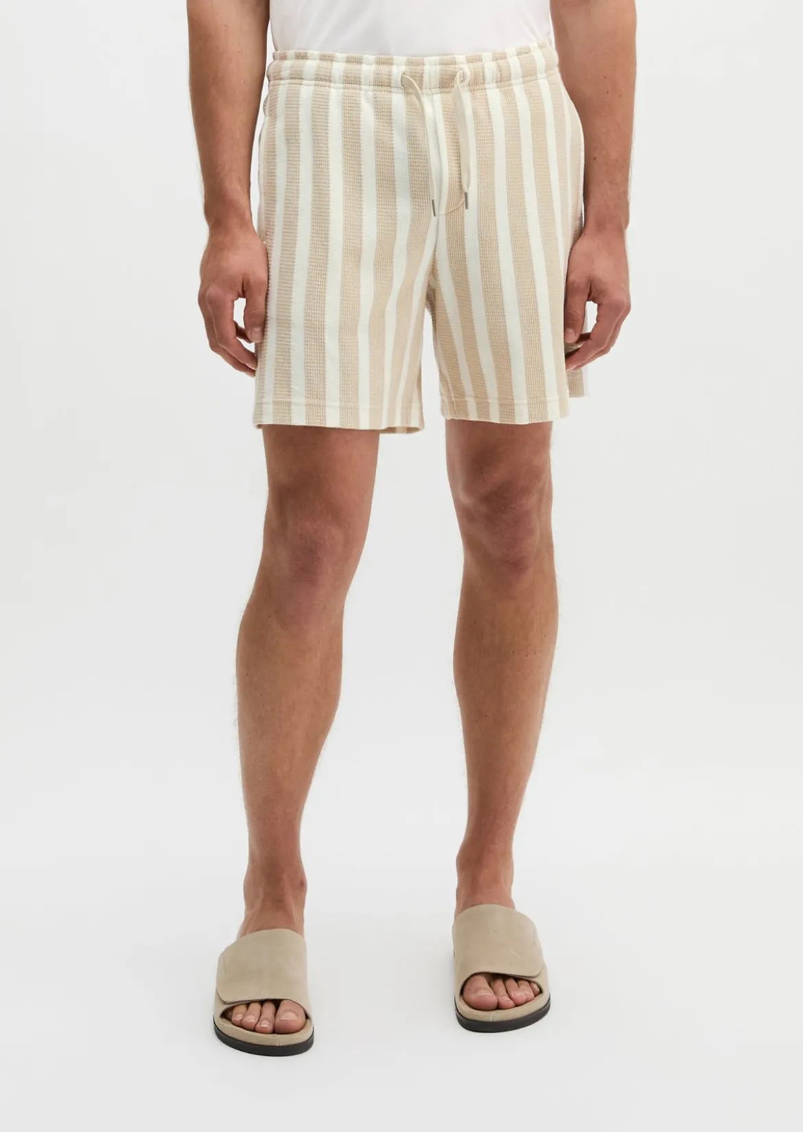 DfC Jerseyshorts regular mit Farb-und Struktur-Streifen