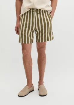 DfC Jerseyshorts regular mit Farb-und Struktur-Streifen