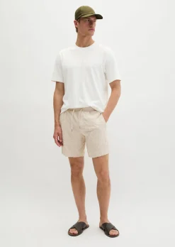 DfC Jerseyshorts regular mit weichem Frottee-Blattmuster