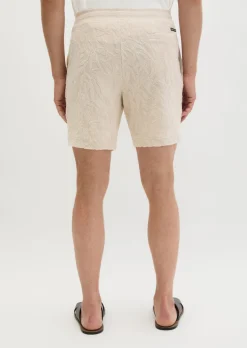 DfC Jerseyshorts regular mit weichem Frottee-Blattmuster