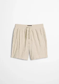 DfC Jerseyshorts regular mit weichem Frottee-Blattmuster