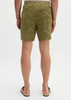 DfC Jerseyshorts regular mit weichem Frottee-Blattmuster