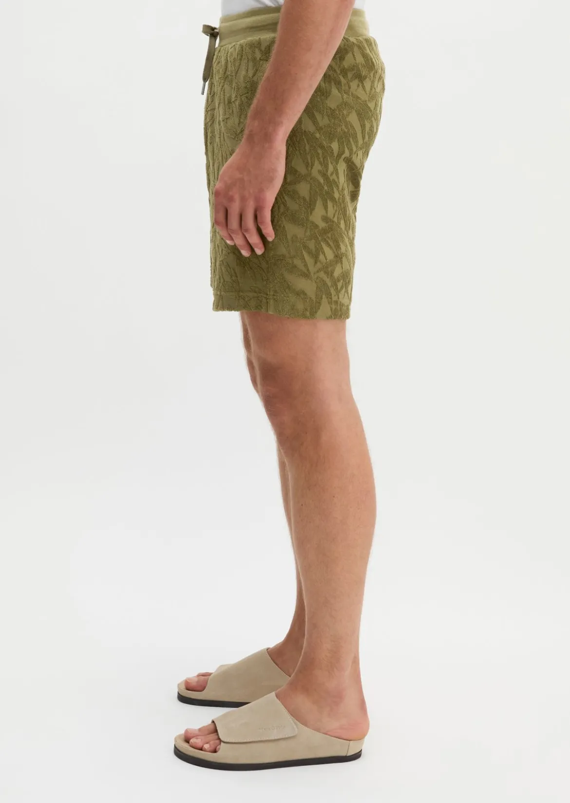 DfC Jerseyshorts regular mit weichem Frottee-Blattmuster